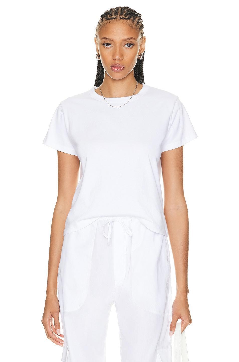 LESET Margo Tee White. (also in L, M, XS). Product Image