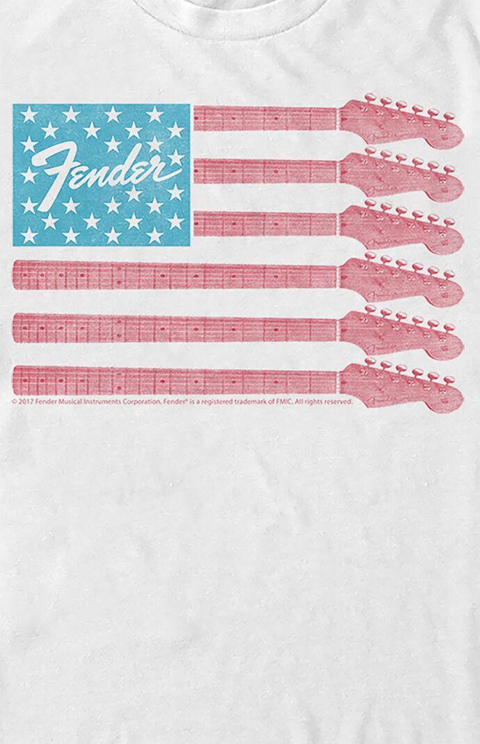 Women's Fender American Flag T-Shirt Product Image