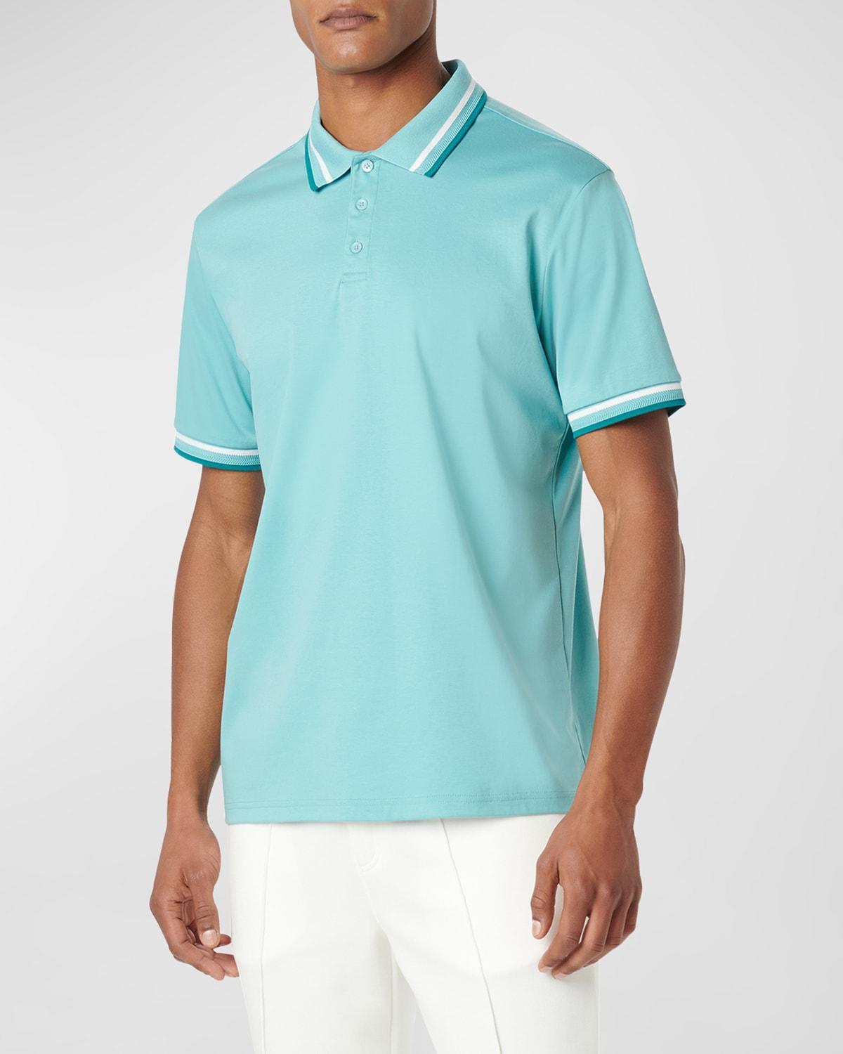 Men's Tipped 3-Button Polo Shirt Product Image