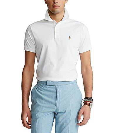 Men's Custom Slim Fit Soft Cotton Polo Shirt In Pastel Purple Heather Product Image