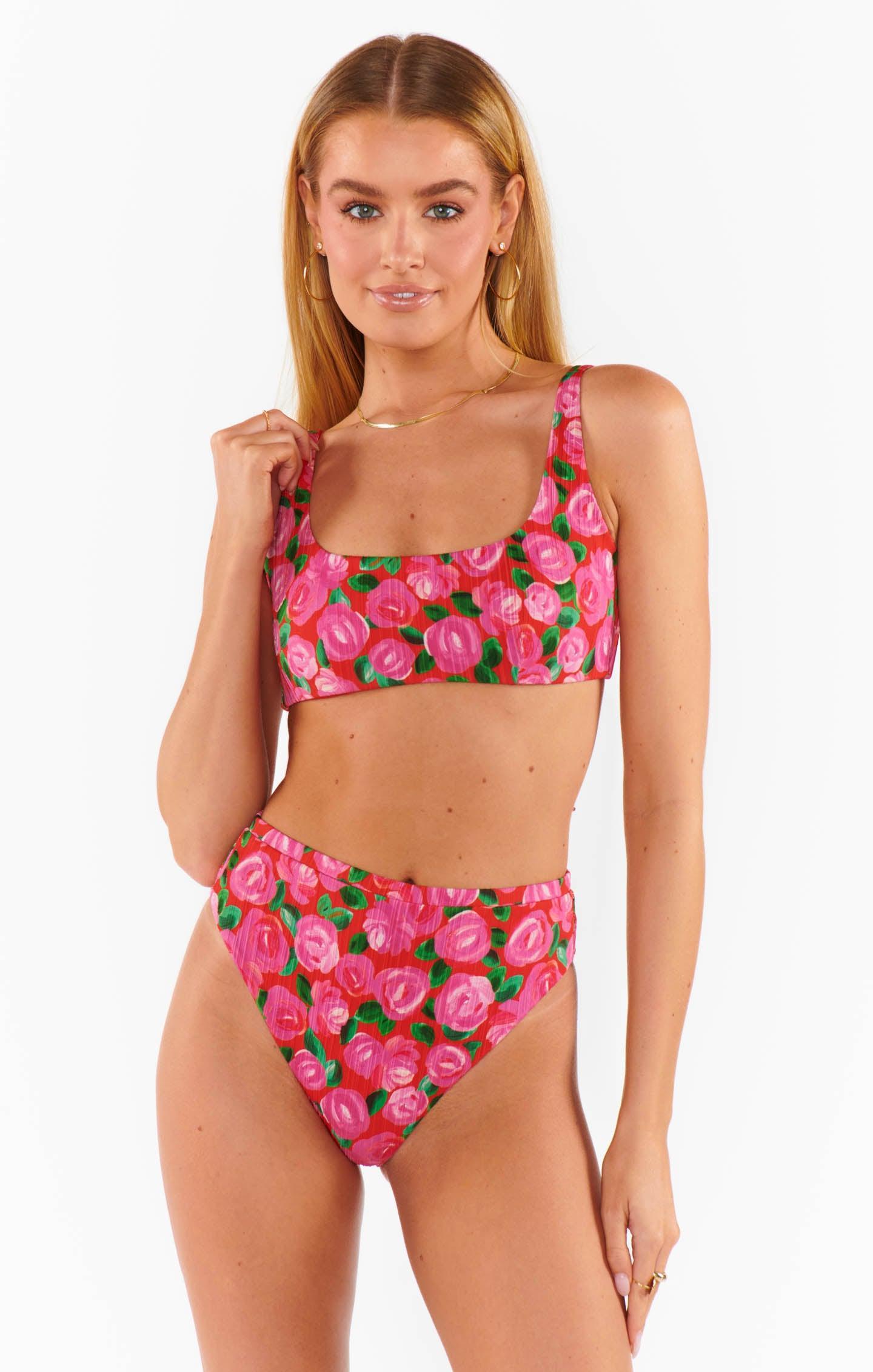 Sanibel Top ~ Rosie Blooms Micro Rib Product Image