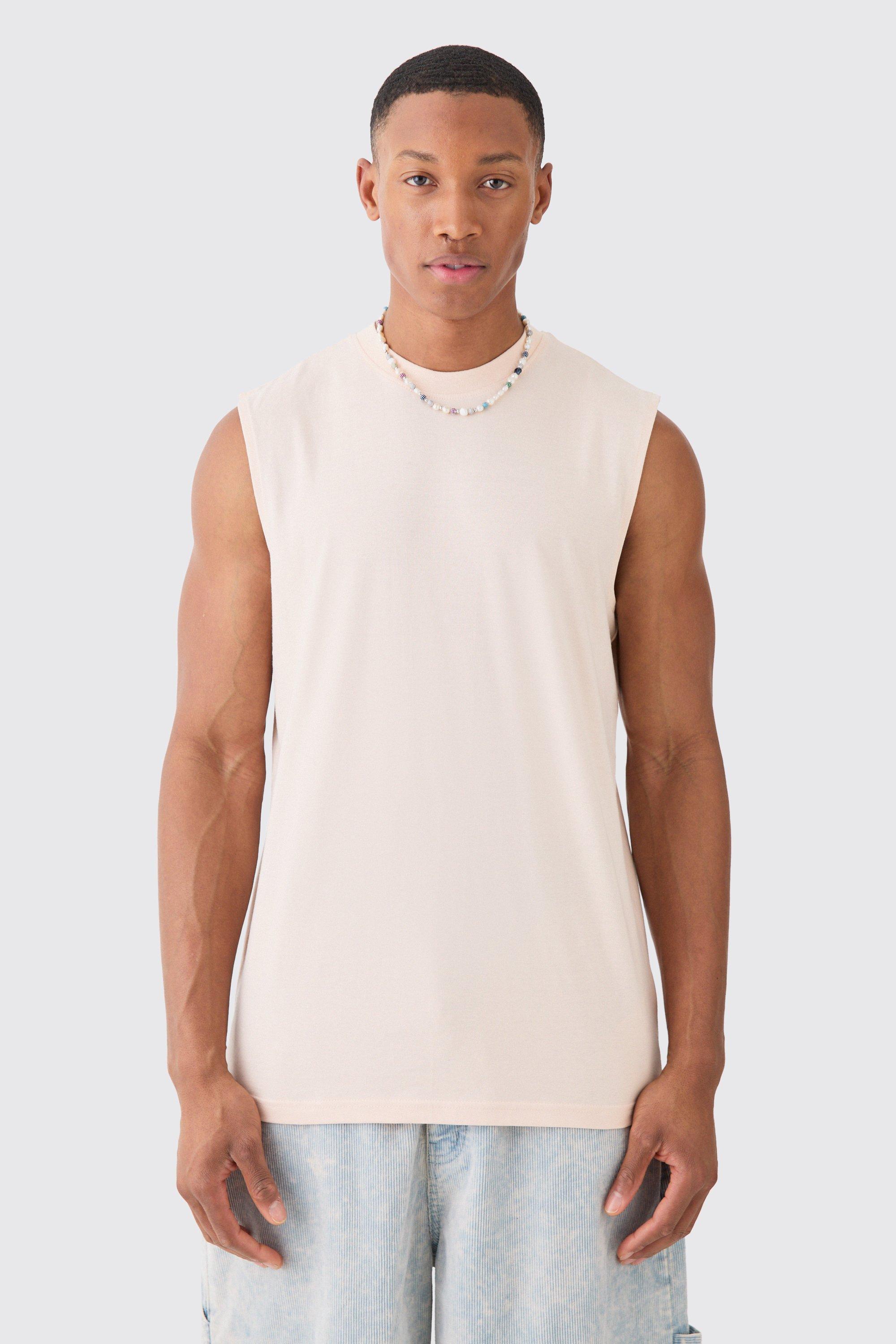 Basic Man Tank | boohooMAN USA Product Image