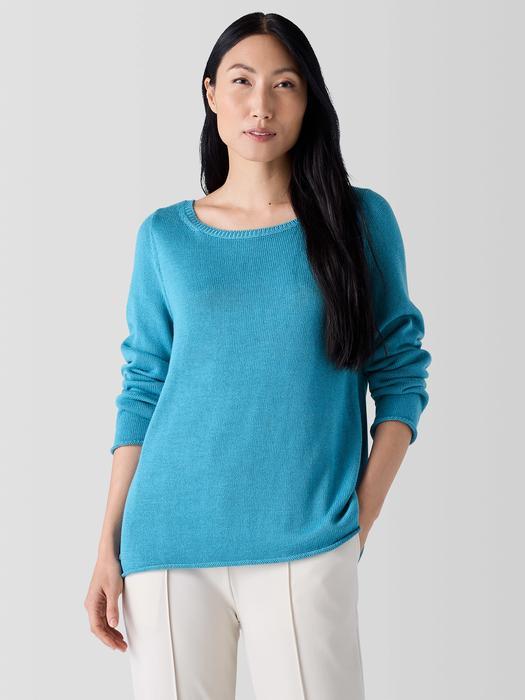 Peruvian Cotton Blend Bateau Neck Top Product Image