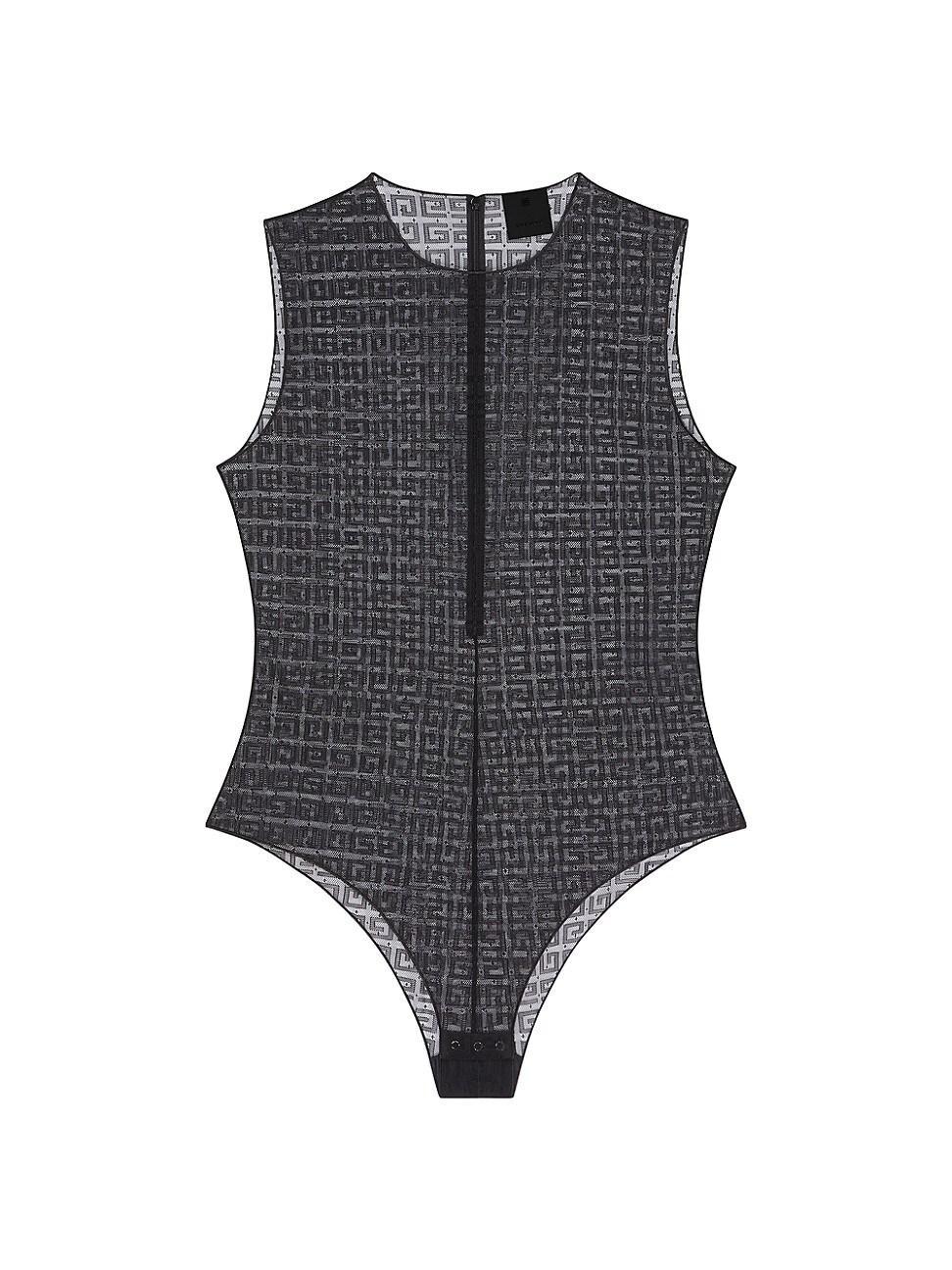 Womens Bodysuit In 4G Lace Product Image