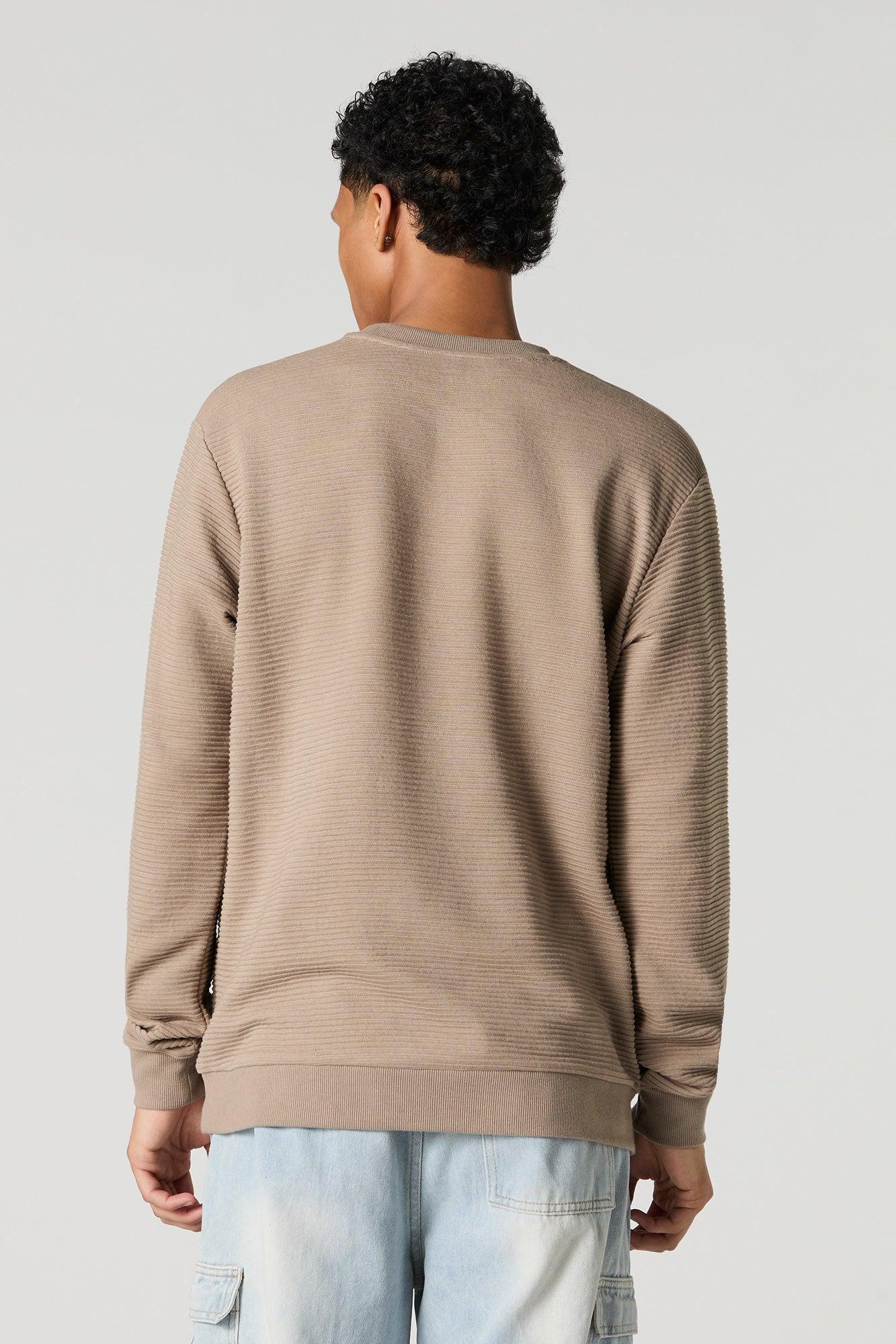 Ribbed Long Sleeve Top Male Product Image