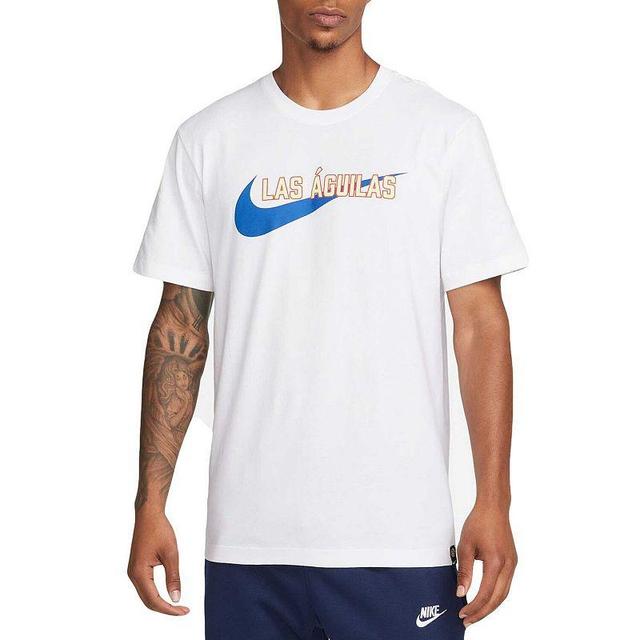 Mens Nike White Club America Swoosh T-Shirt Product Image