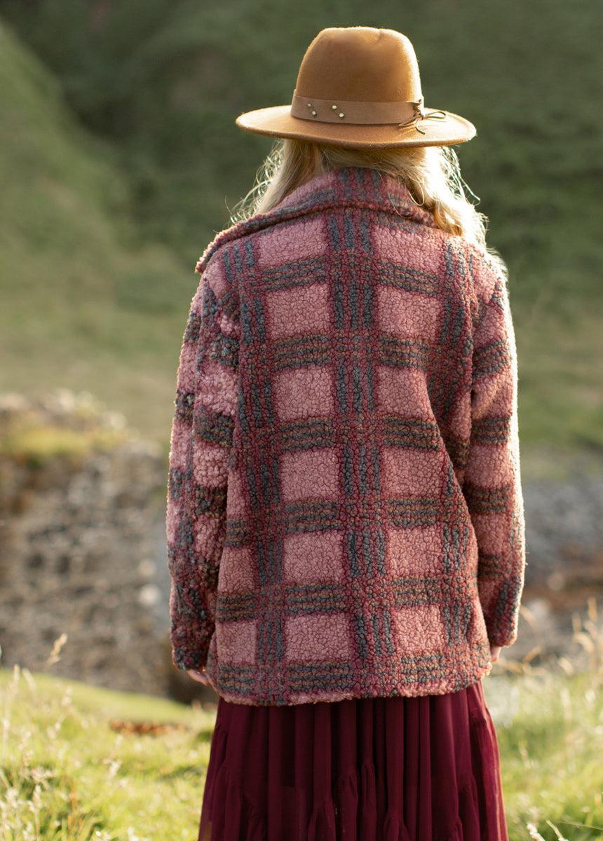 Gertrude Coat in Rose Plaid Product Image