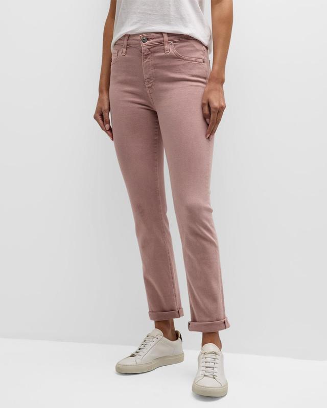 Mari Slim Skinny-Leg Colored Jeans Product Image