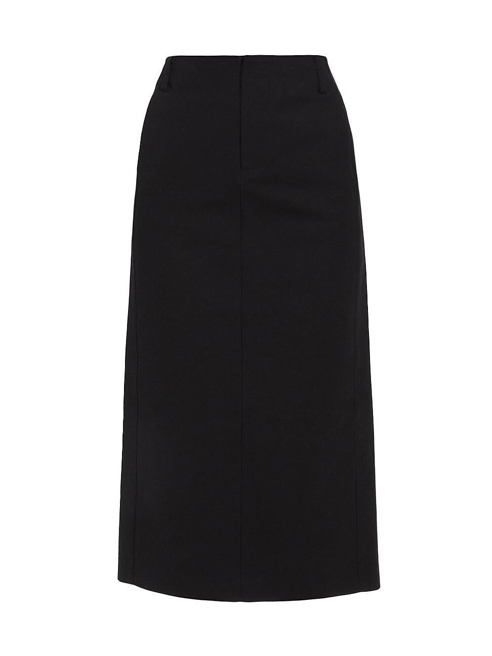 Womens Straight Midi-Skirt product image