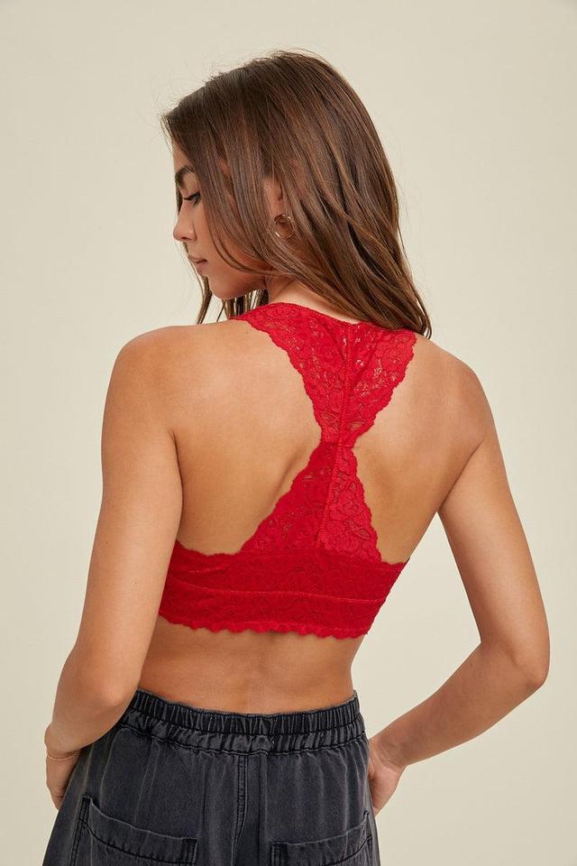 Lace Racerback Bralette Product Image