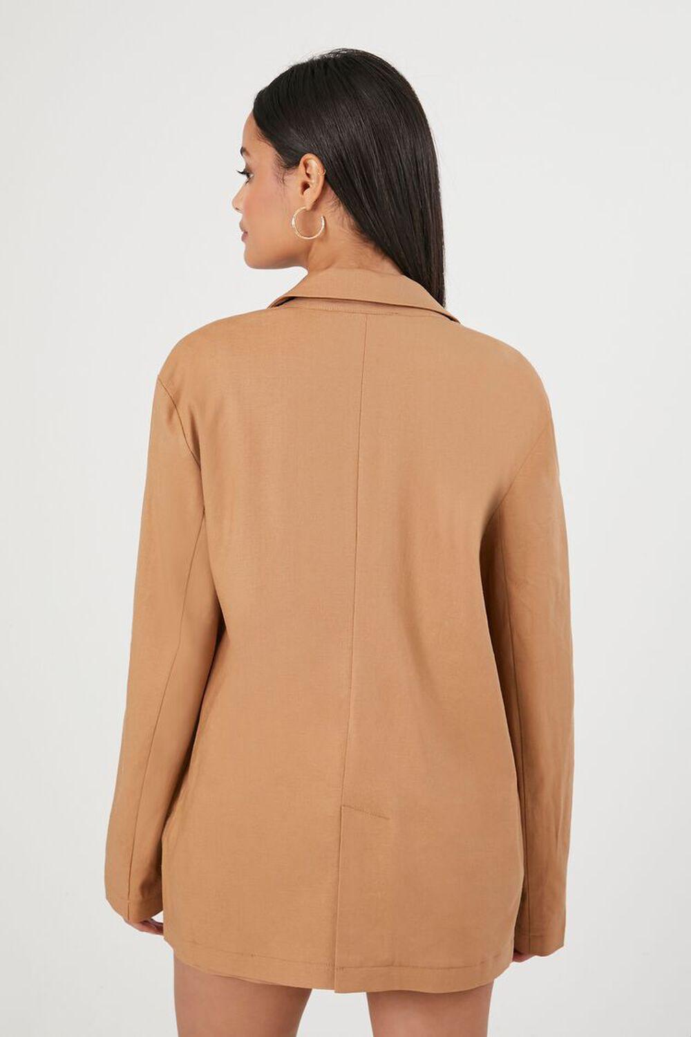 Peak Lapel Longline Blazer | Forever 21 Product Image