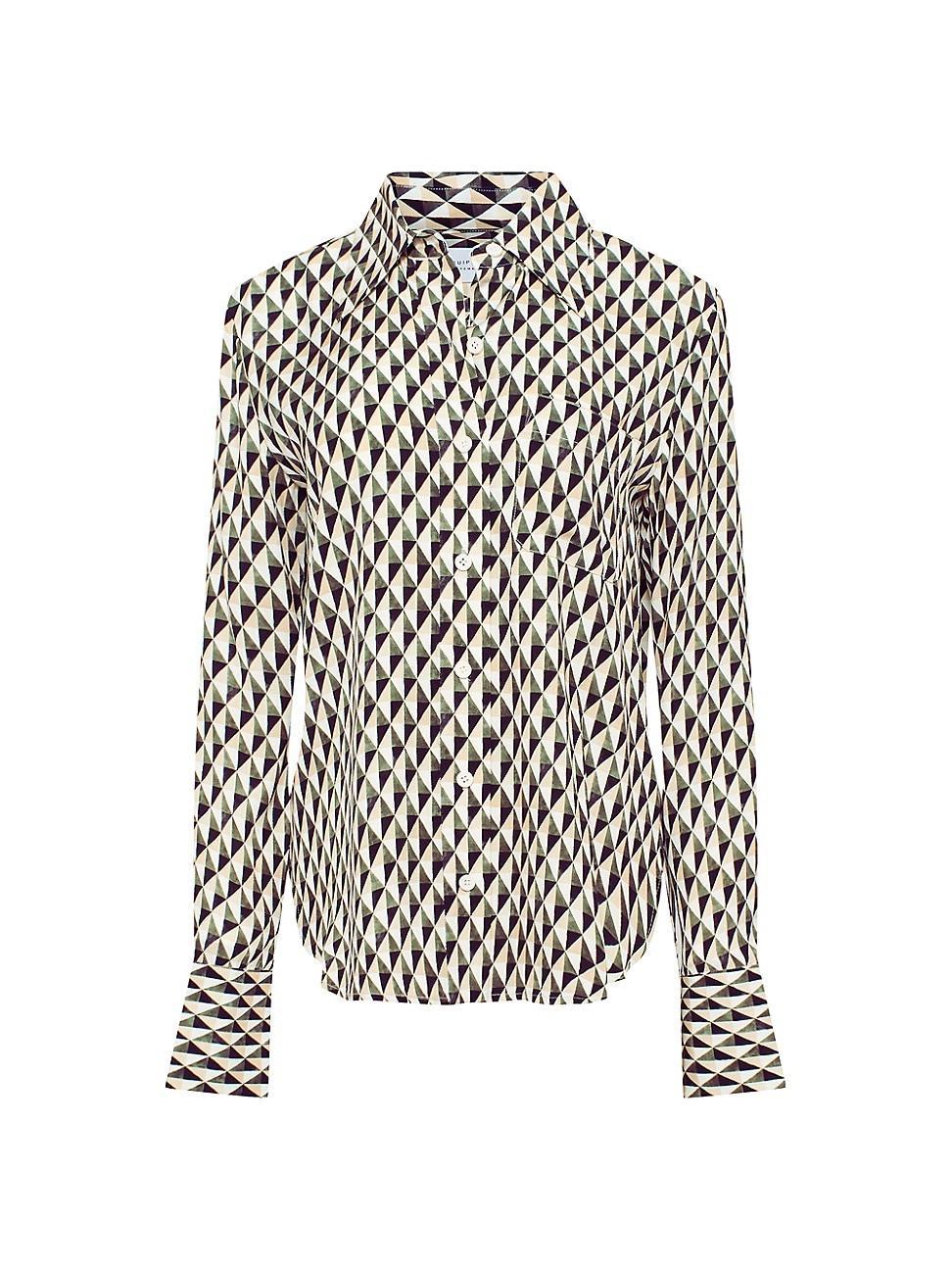 Womens Alita Geometric Shirt Product Image