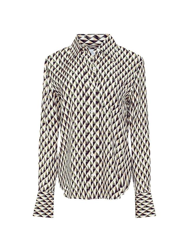 Womens Alita Geometric Shirt Product Image