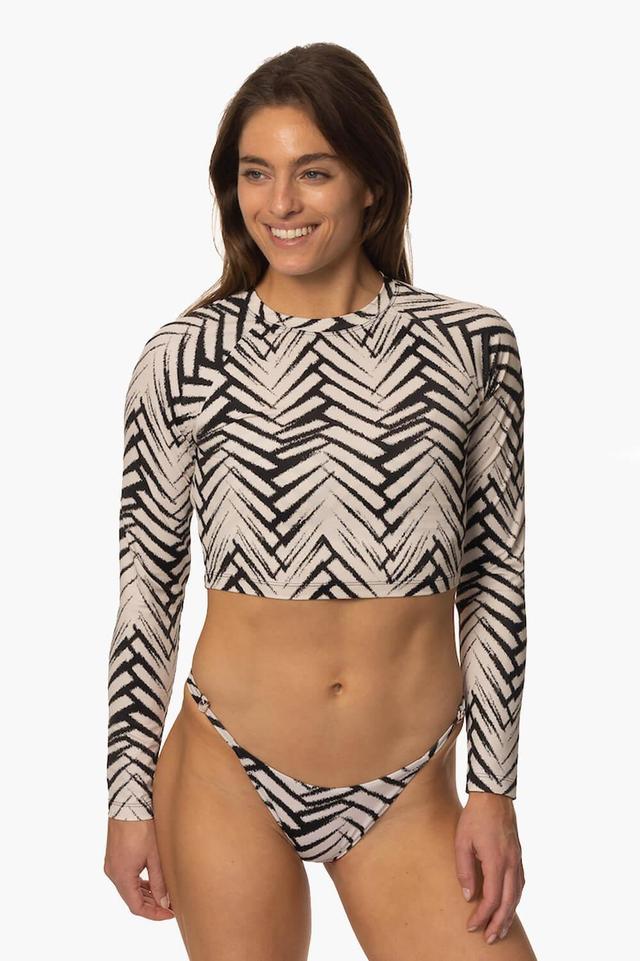 Moana Long Sleeved Crop Rashie - Pacific Product Image