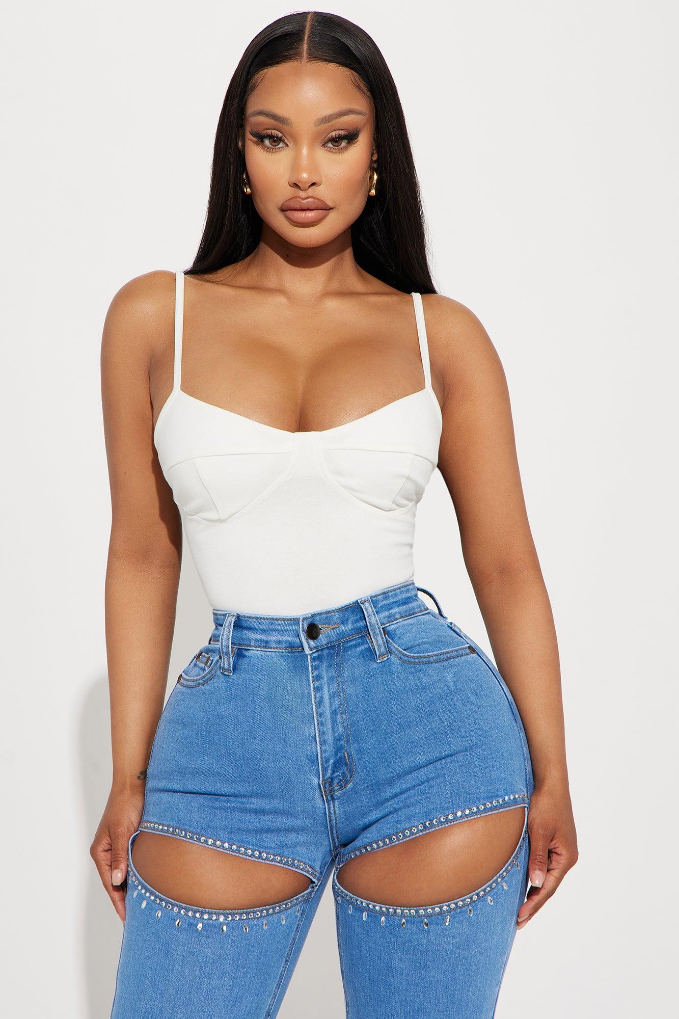 Camille Bodysuit - Ivory Product Image