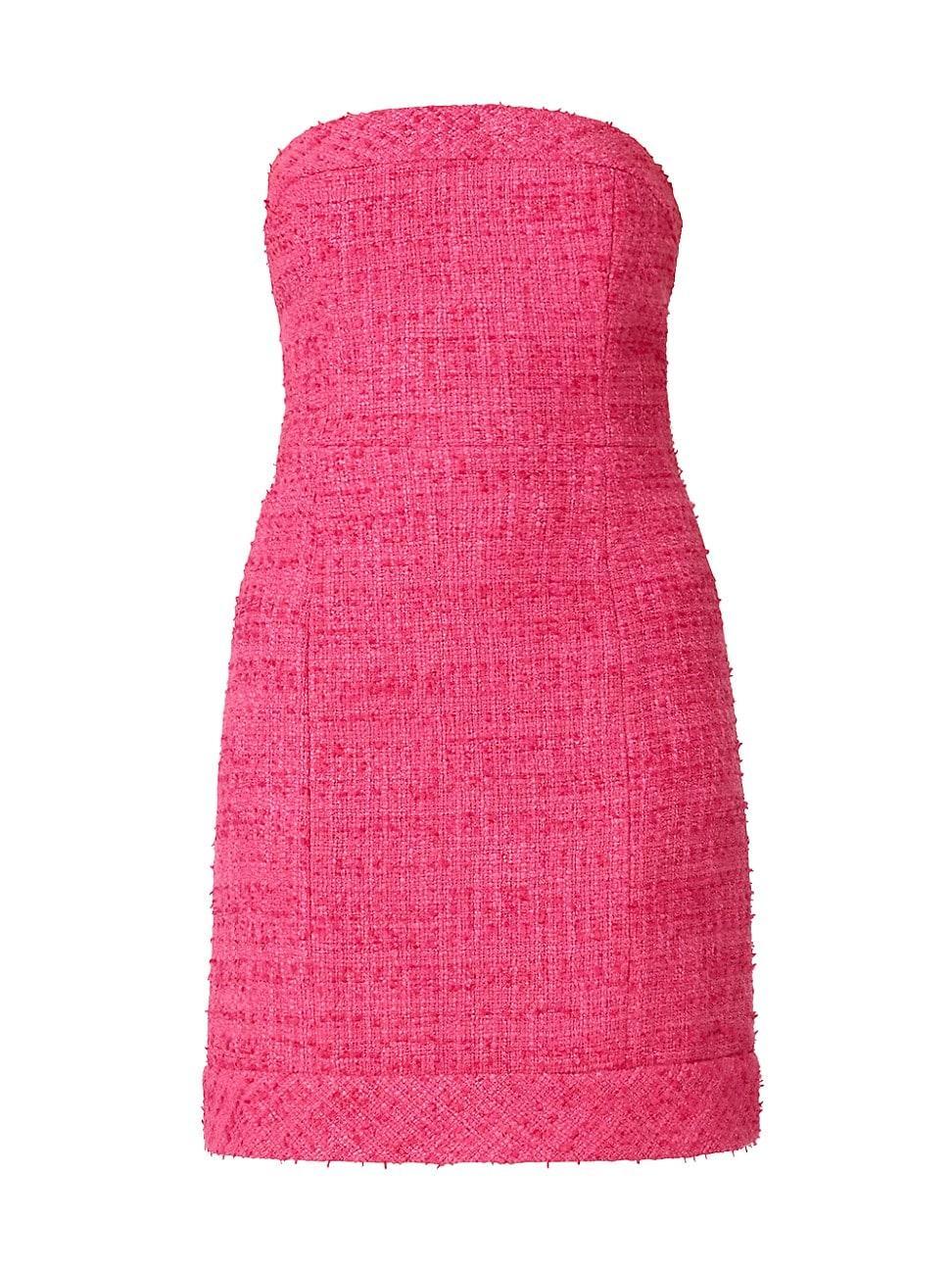 Womens Laila Strapless Tweed Minidress Product Image