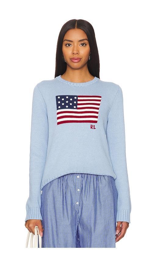 Flag Long Sleeve Pullover Product Image