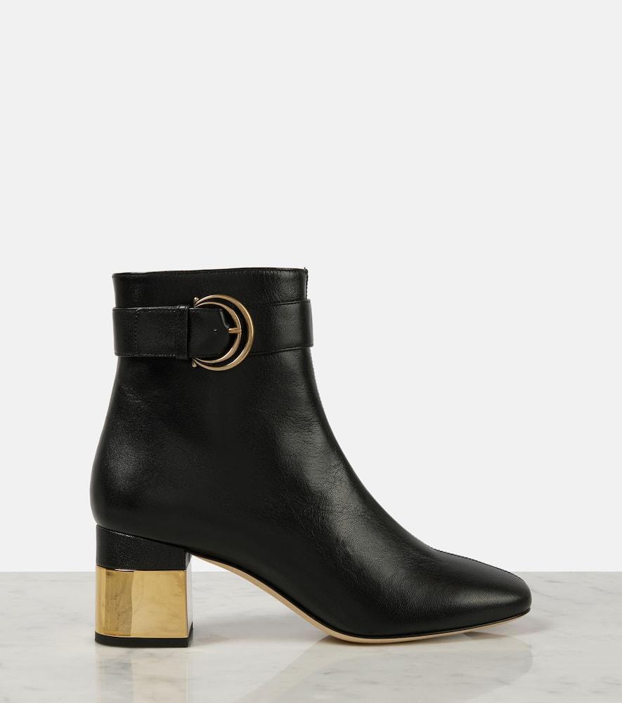 Alizè Heeled Ankle Boots In Black Product Image