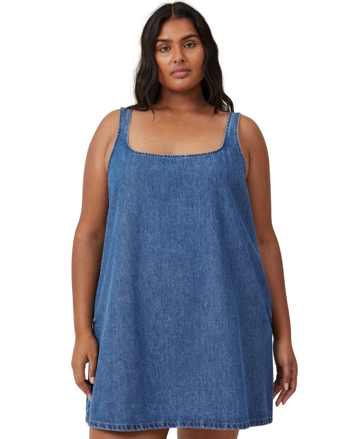 Cotton On Womens Charlie Denim Mini Dress Product Image