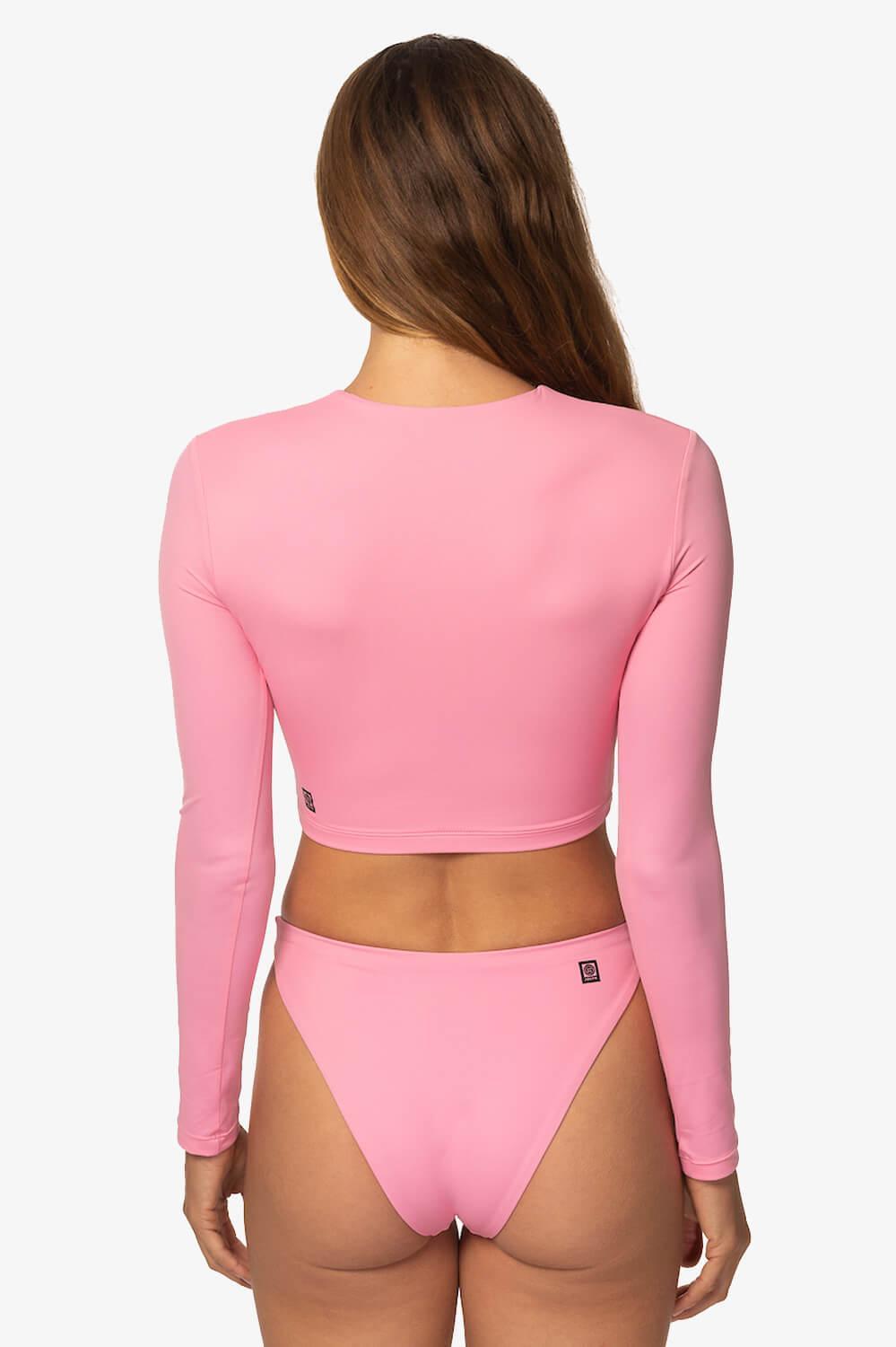 Taranaki Long Sleeved Crop Cut-Out Rashie - Dazzle Product Image