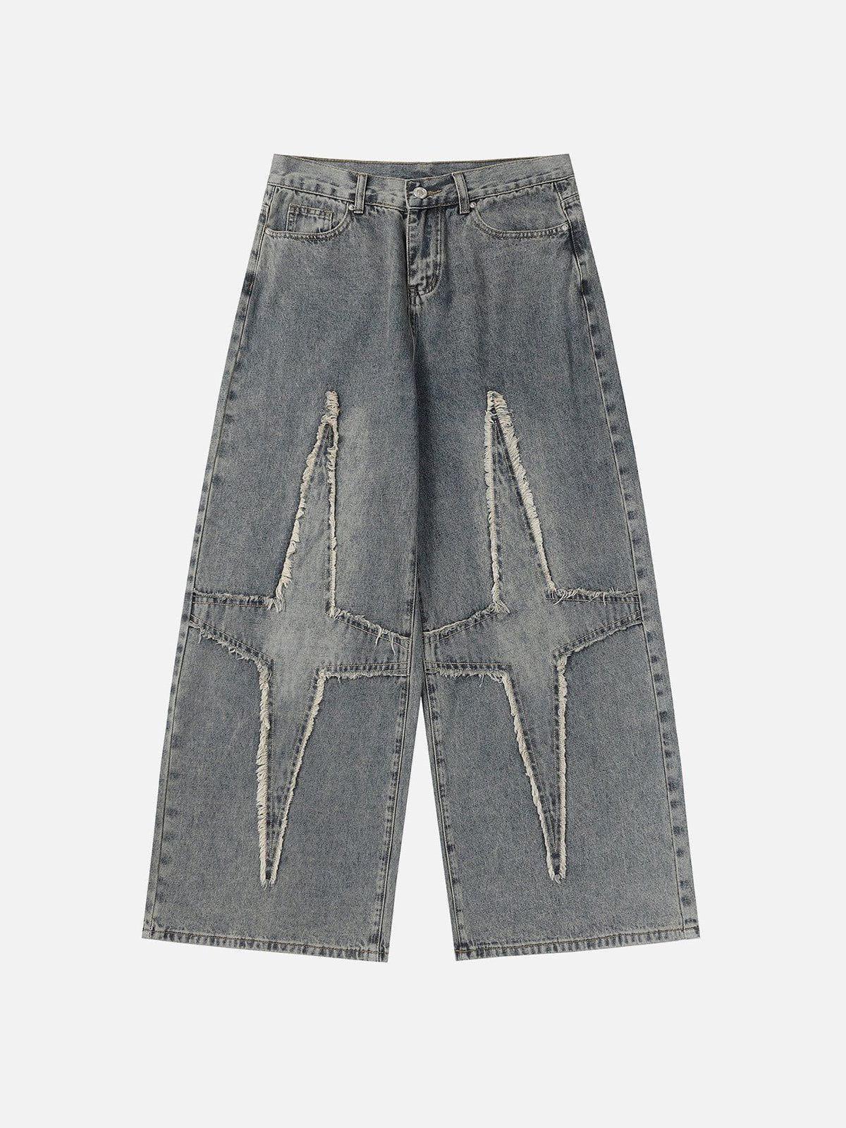 Aelfric Eden Fringe Star Loose Jeans Product Image