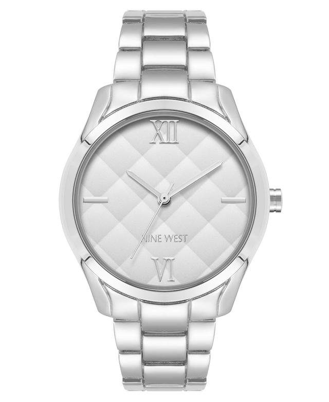 Nine West Womens Quartz Silver-Tone Alloy Link Bracelet Watch, 36mm Product Image