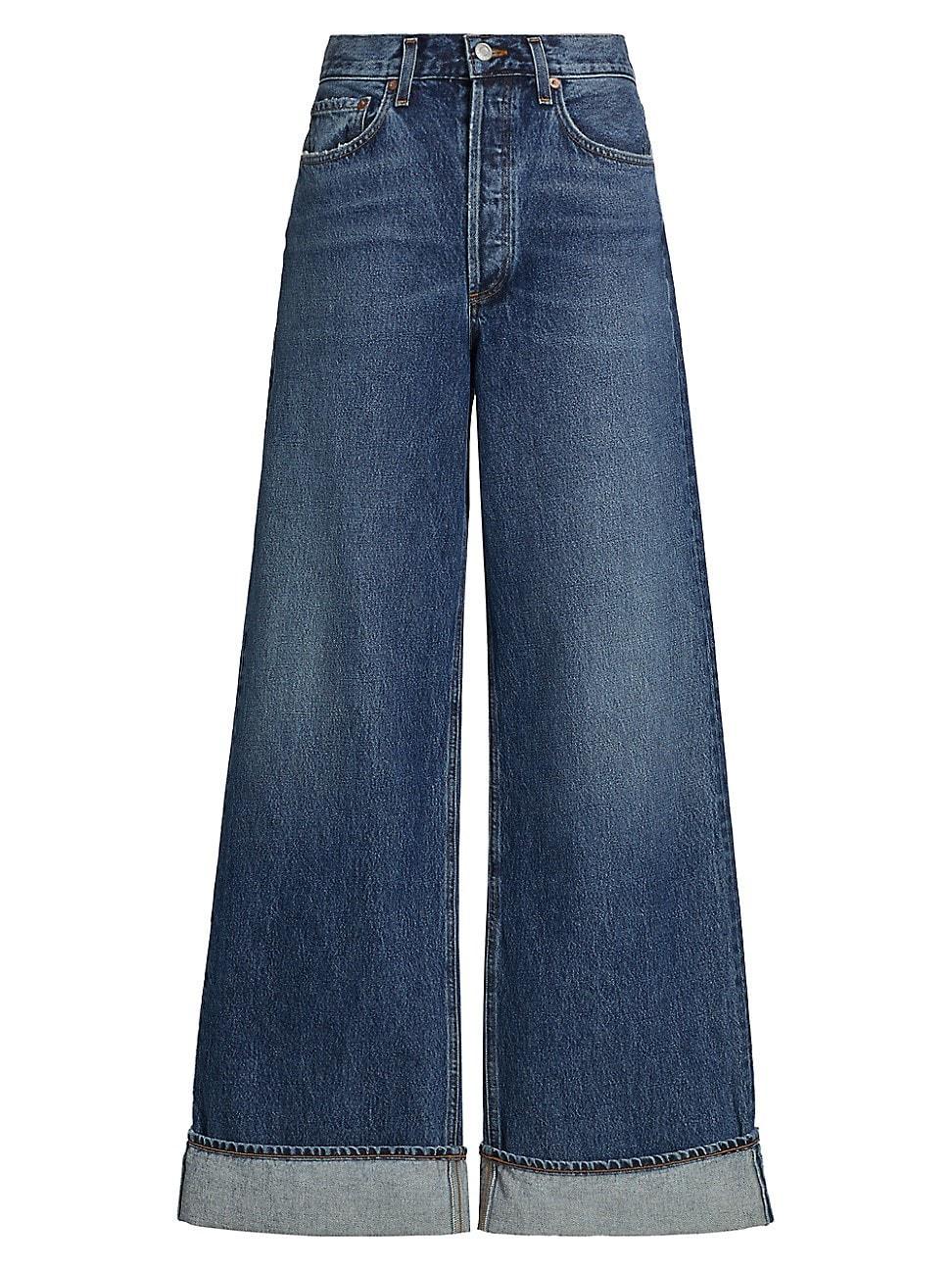 AGOLDE Dame High Waist Wide Leg Organic Cotton Jeans Product Image