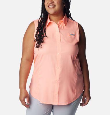 Columbia Womens PFG Tamiami Sleeveless Shirt - Plus Size- Product Image