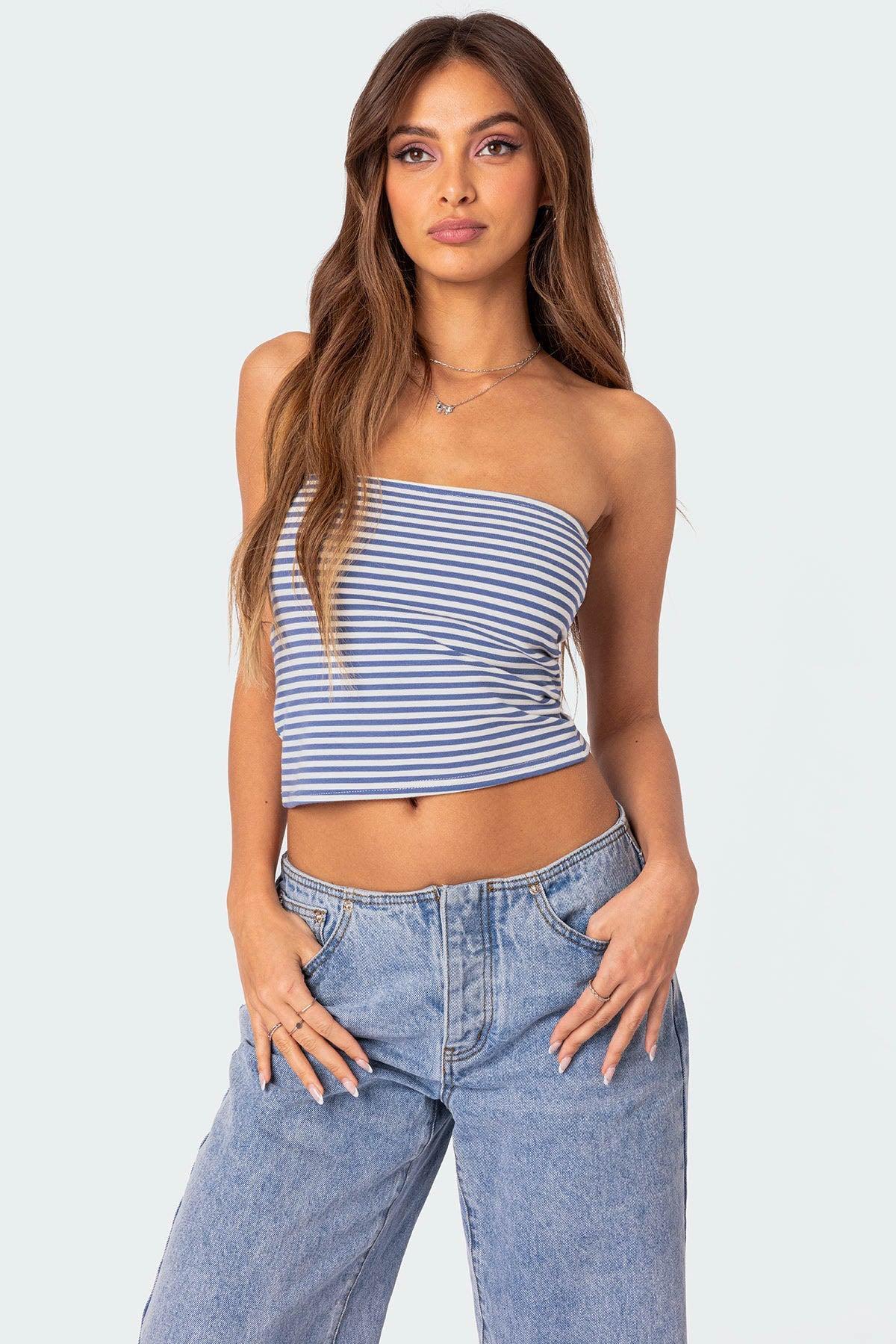 Lilah Striped Tube Top Product Image