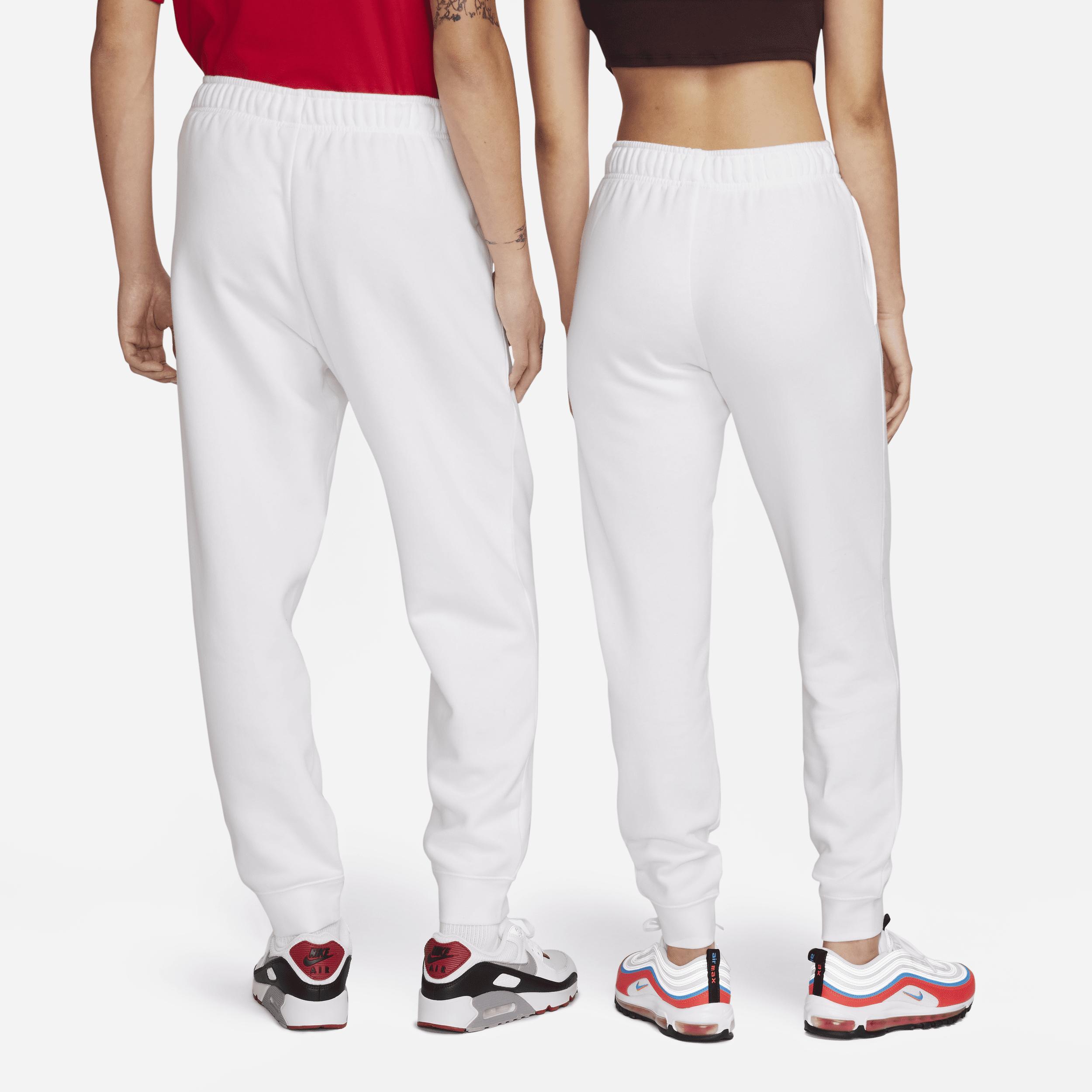 Nike Womens Nike NSW Club Fleece MR Pants - Womens Black/White Product Image