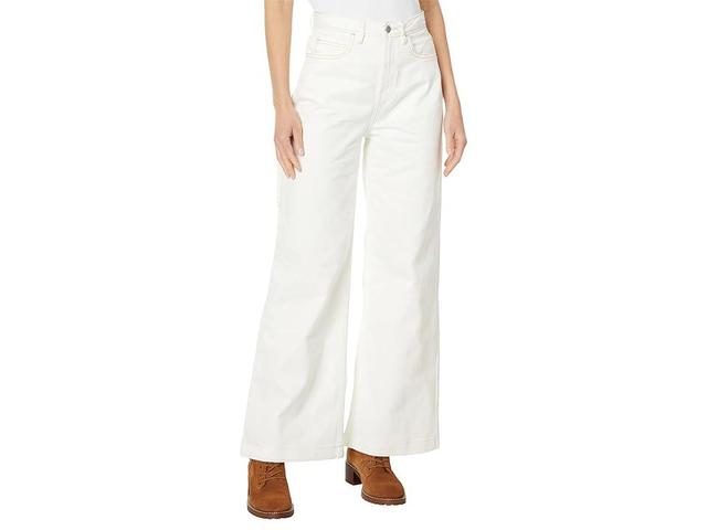 Timberland Refibra Carpenter Pants (Vintage White) Women's Clothing Product Image