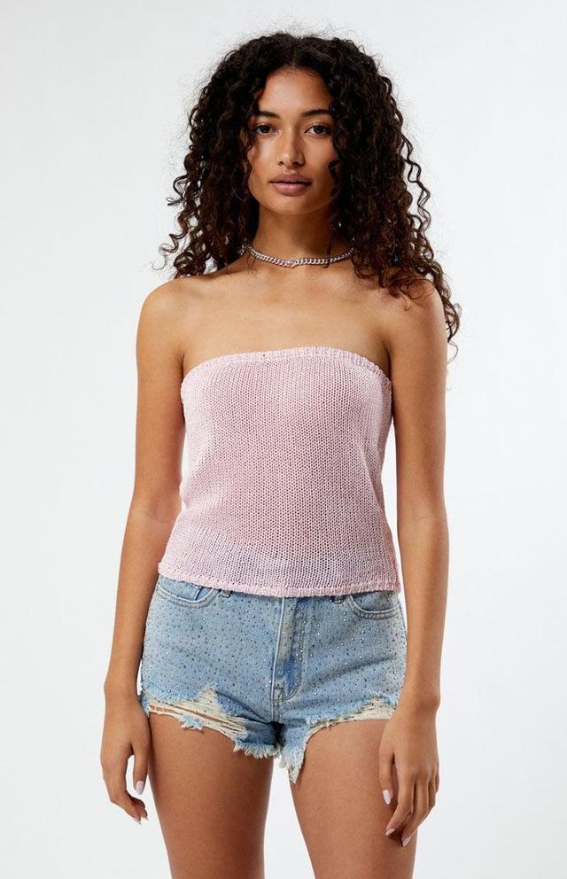 Women's Sawyer Sequin Sweater Tube Top Product Image