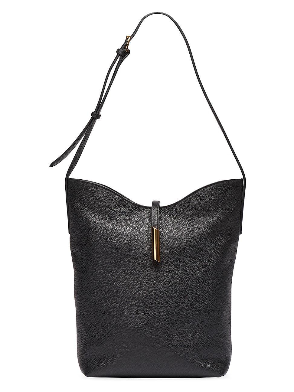 Womens Penne Leather Bucket Bag Product Image