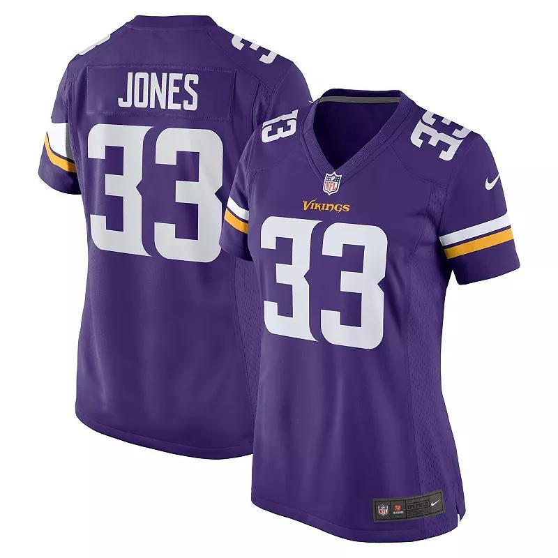 Women's Nike Aaron Jones Purple Minnesota Vikings Game Player Jersey, Size: Medium Product Image