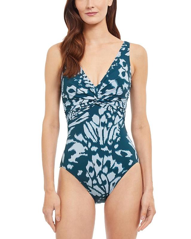 Gottex Miss Butterfly Surplice One Piece Swimsuit Product Image