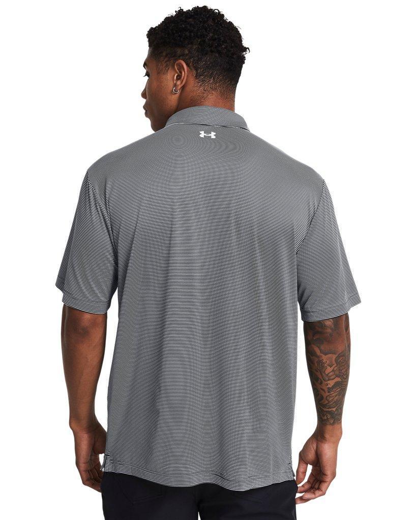 Men's UA Tee To Green Collegiate Bridge Stripe Polo Product Image