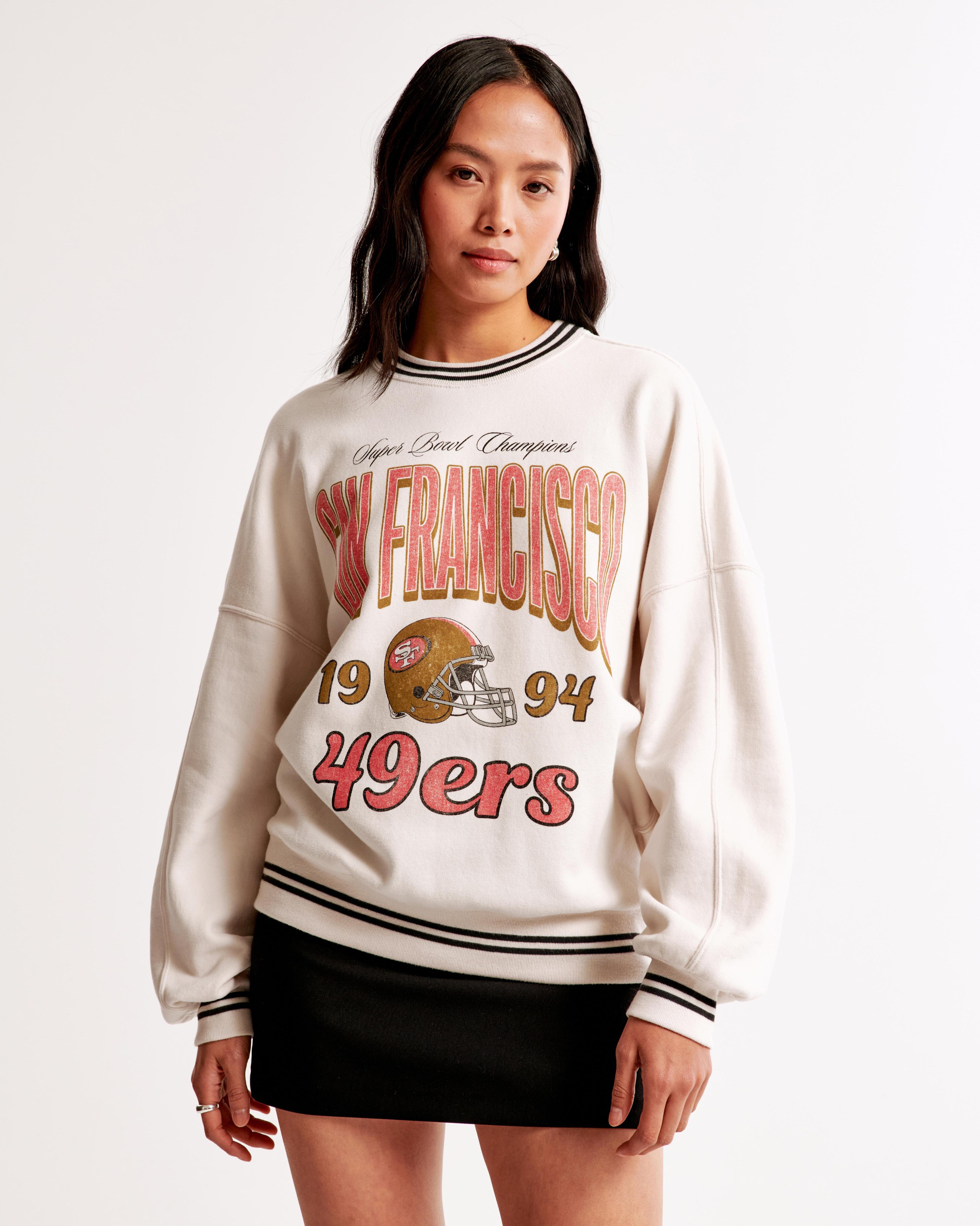 Chicago Bears Graphic Oversized Sunday Crew Product Image