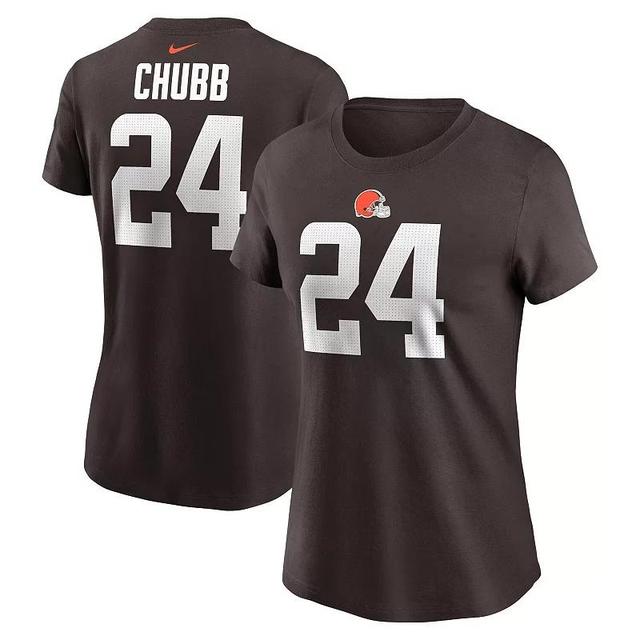 Womens Nike Nick Chubb Cleveland s Player Name & Number T-Shirt Product Image