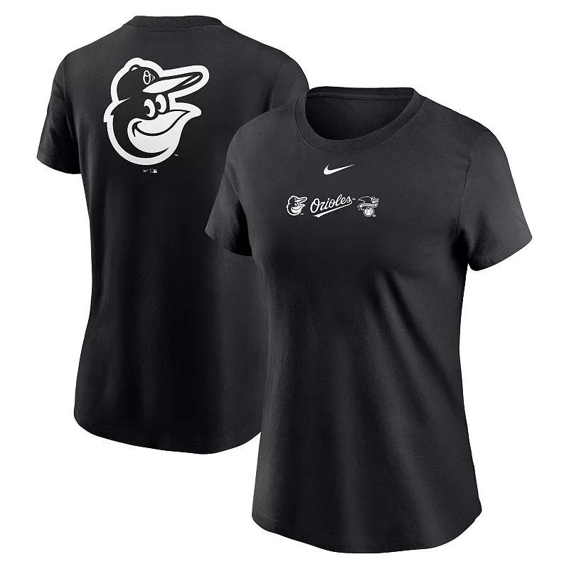 Womens Nike Baltimore Orioles Over Shoulder T-Shirt Product Image