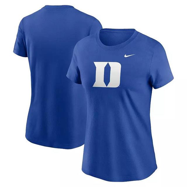 Womens Nike Royal Duke Devils Primetime Evergreen Logo T-Shirt Product Image