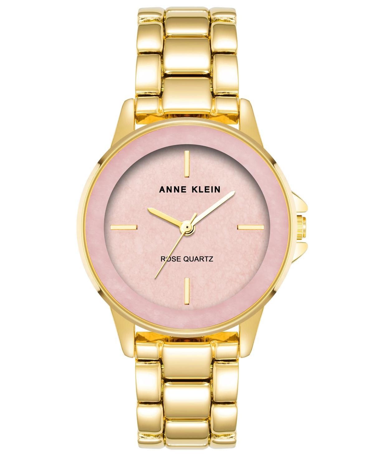 Anne Klein Womens Quartz Gold-Tone Alloy Bracelet Watch, 30mm Product Image