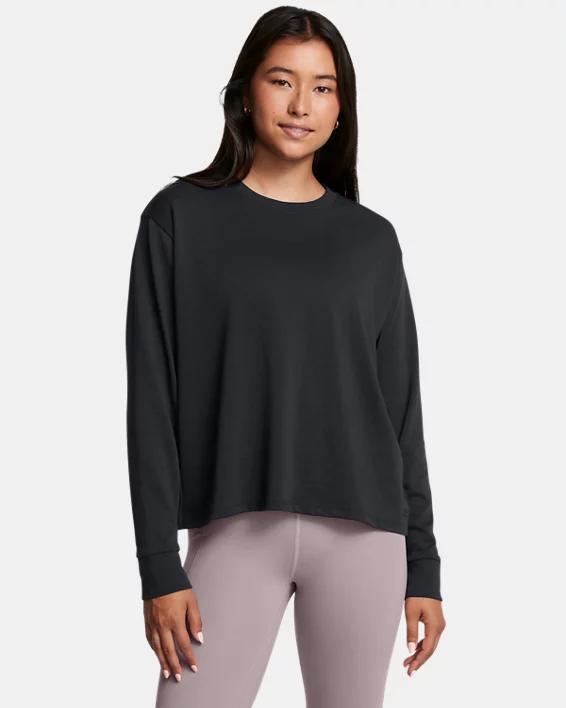 Womens UA Heavyweight Boxy Cropped Long Sleeve product image