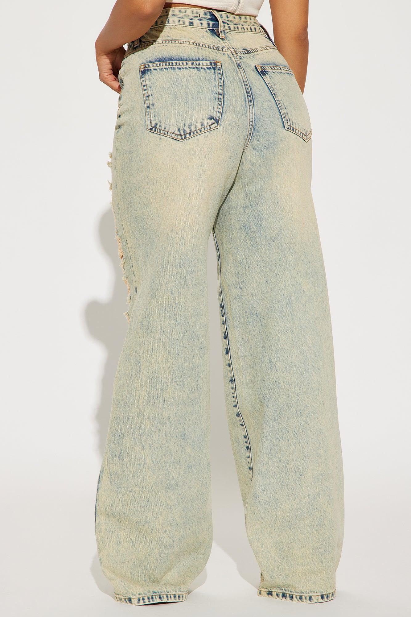 Getting Involved Tinted Straight Leg Jeans - Vintage Wash Product Image