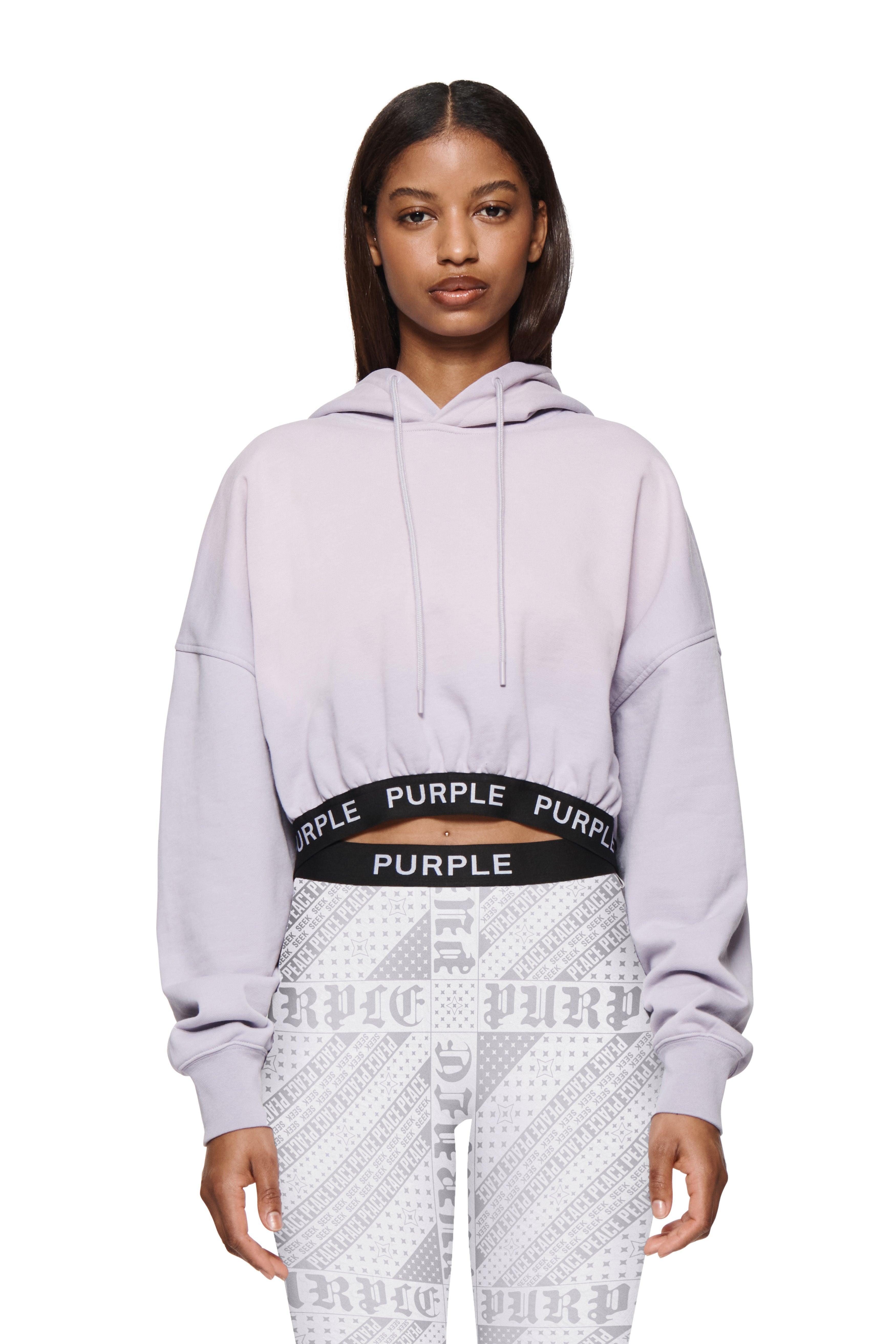 Wisteria Cropped Hoodie Female Product Image