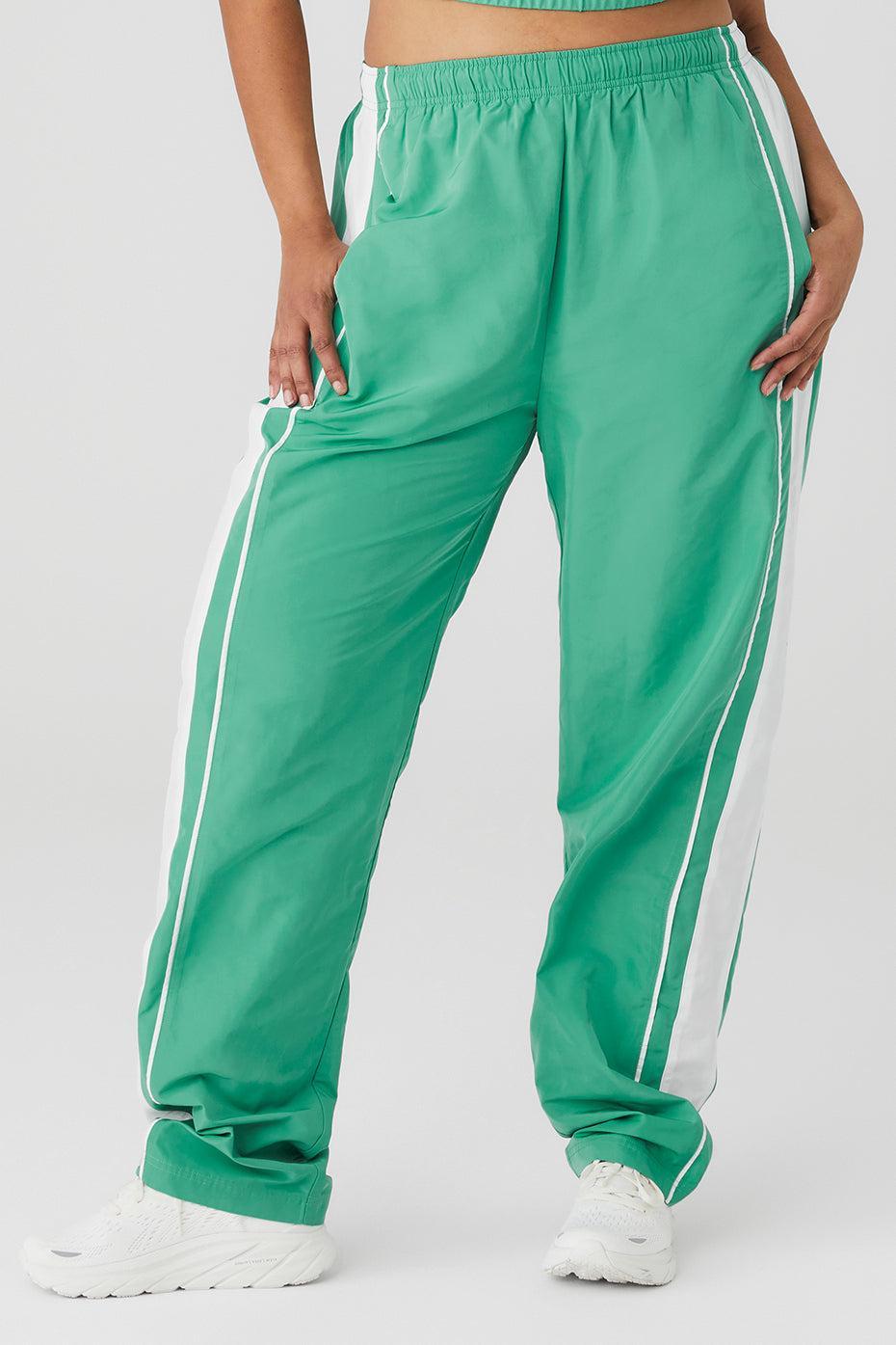 Racetrack Pant - Lettuce/White Female Product Image