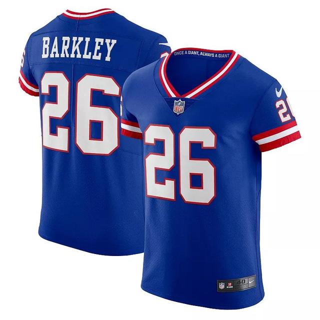 Mens Nike Saquon Barkley Royal New York Giants Classic Vapor Elite Player Jersey Product Image