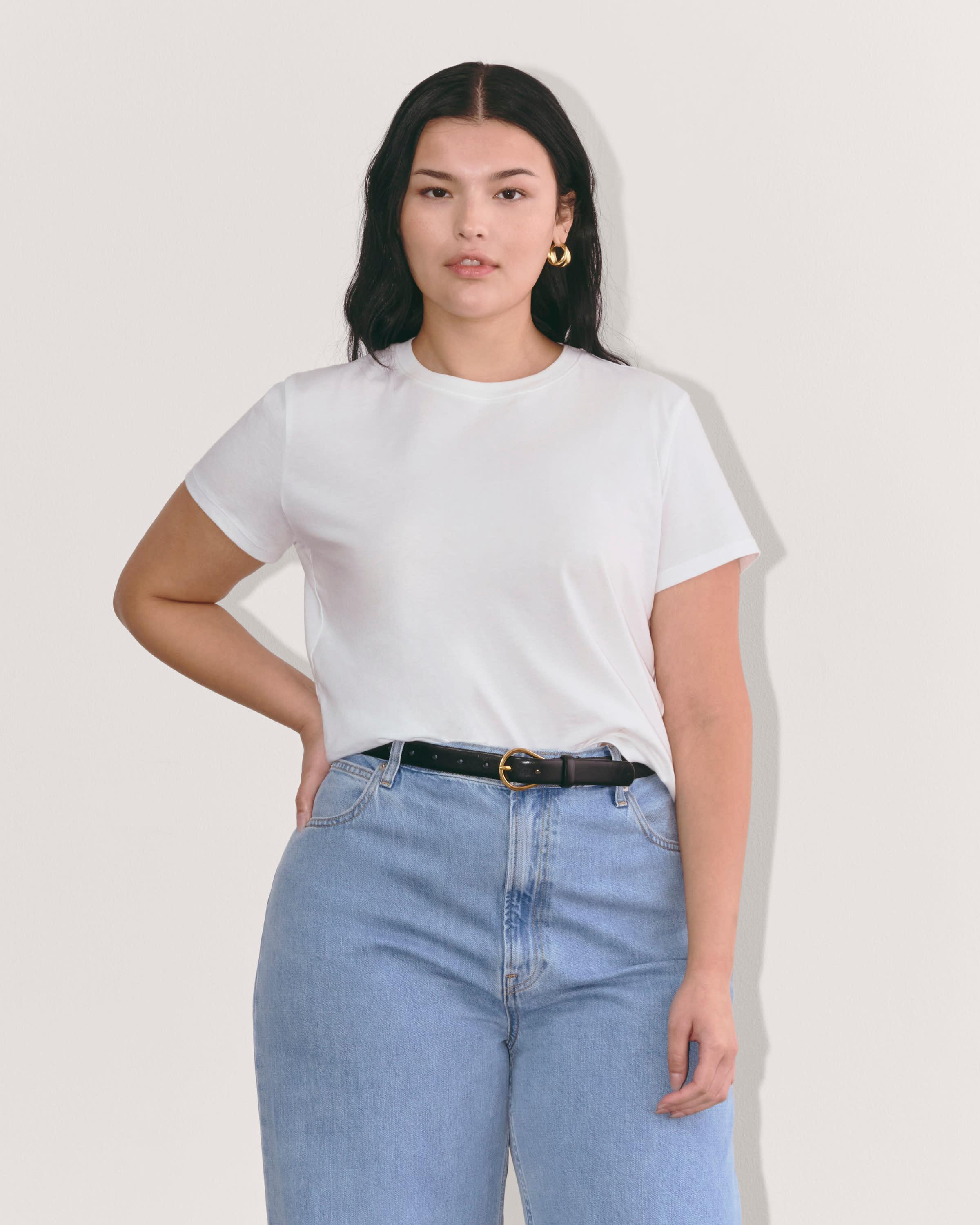 The Box-Cut Tee in Essential Cotton Product Image