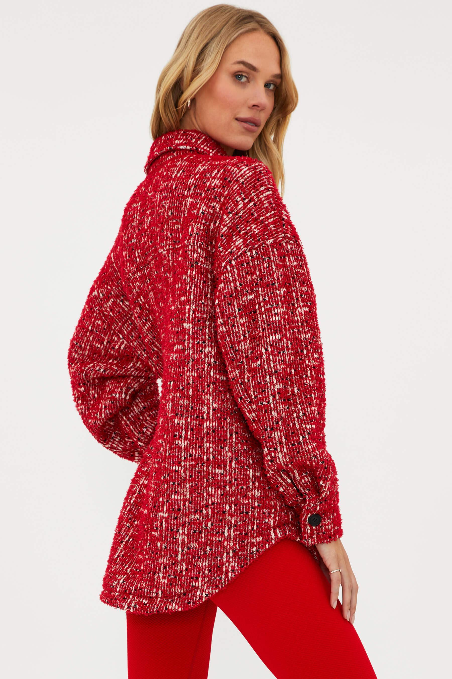 Noelle Shacket Merry Sparkle Tweed Product Image