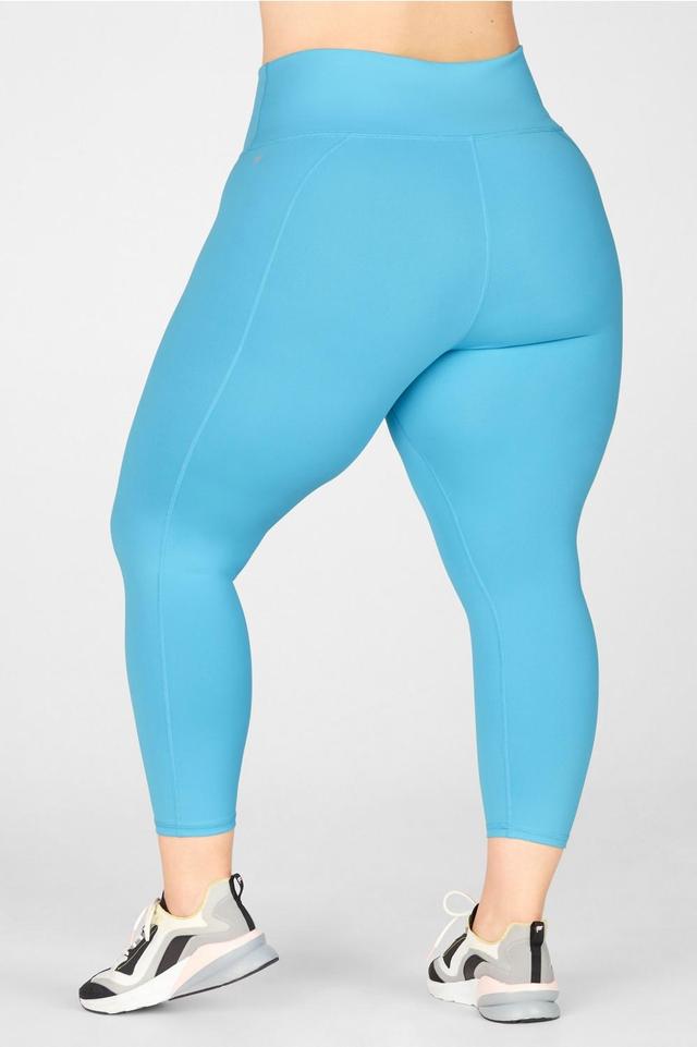 Fabletics Define High-Waisted 7/8 Legging Womens blue Size XS Product Image