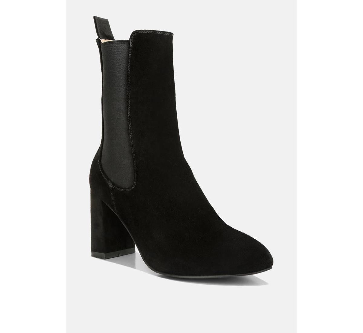 Gaven Womens Suede High Ankle Chelsea Boots product image